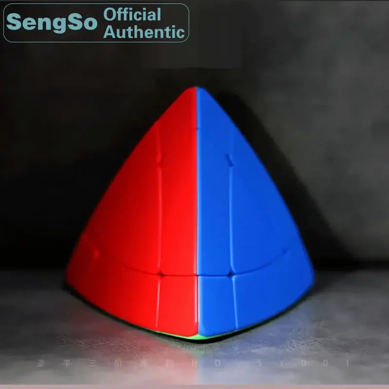 SengSo Magic Tower 3x3x3 พีระมิด Magic Cube ShengShou Mastermorphix 3x3 ความเร็ว Cube Twisty ปริศนาของเล่นเพื่อการศึกษาเด็ก