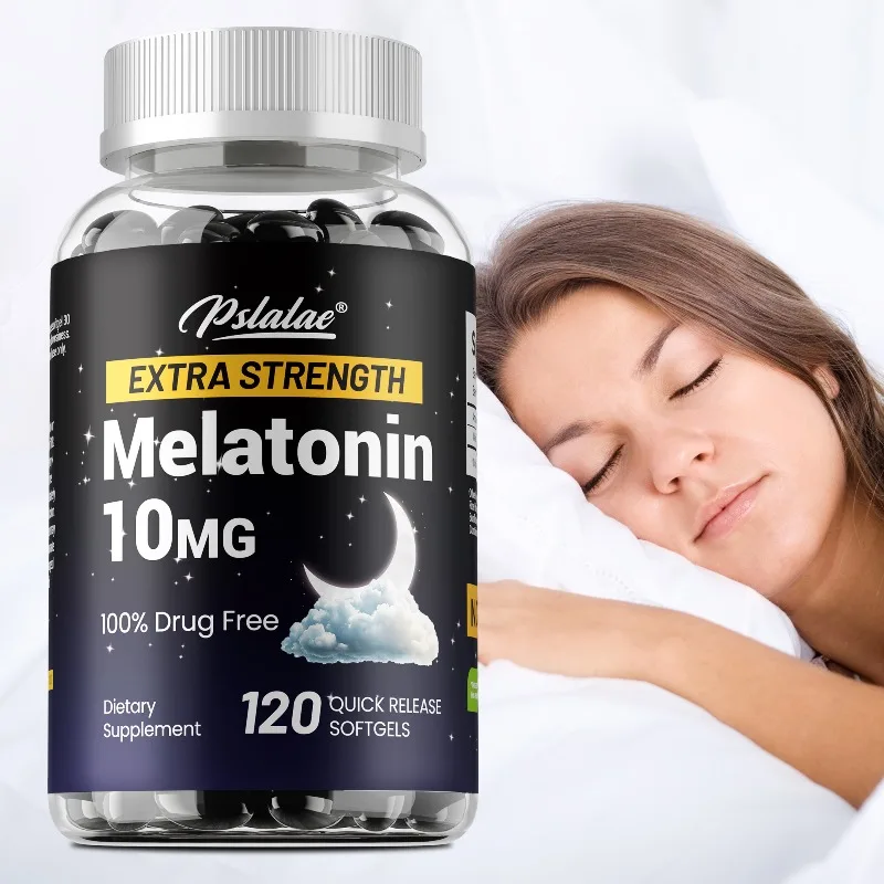 

Melatonin Capsules - Improve Mood, For Deep Sleep, Regulates The Nervous System, Enhance Cognitive Function, Suitable for Adults