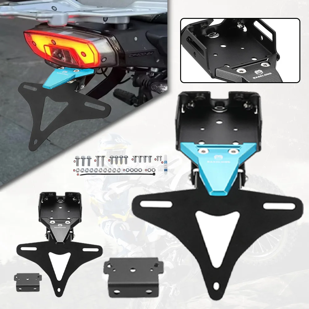 

Для CFMOTO CF moto 675SR/675SR-R 675NK 675SR 2024 2025 2026 675 SS SR NK аксессуары для мотоциклов, держатель кронштейна для номерного знака