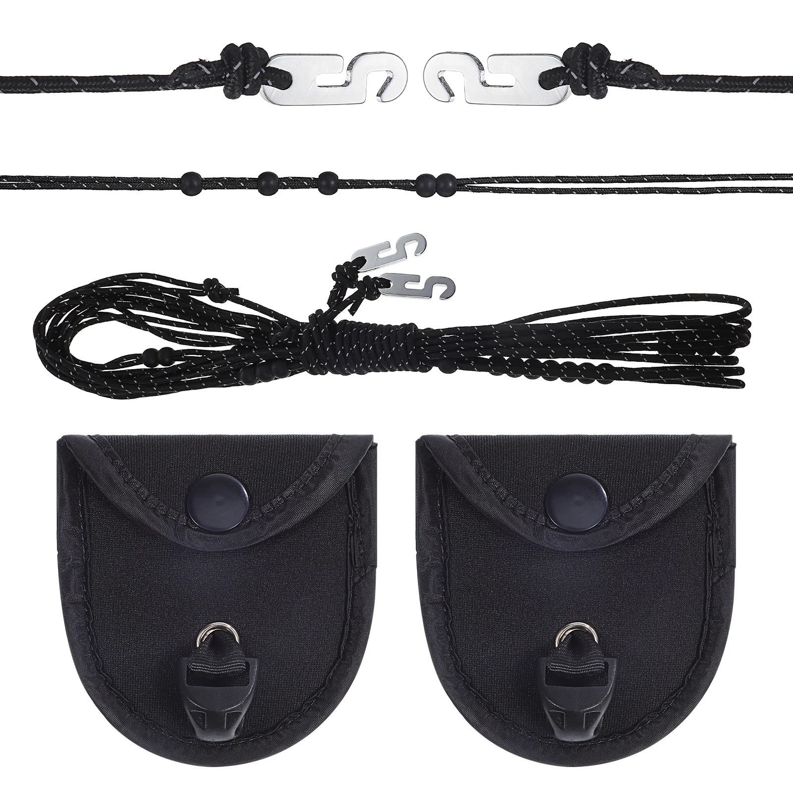 

2 pcs Portable Clothesline Rope Travel Clothes Line Camping Essentials Lightweight Nylon Outdoor Clothesline Tent