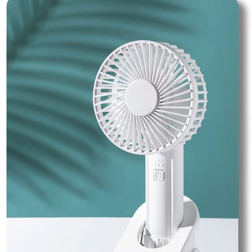 Mini Desk Clip Fan For For Xinjingwei Portable Handheld Cooler USB Rechargeable Quiet Air Fan Student Office Bedside Tool