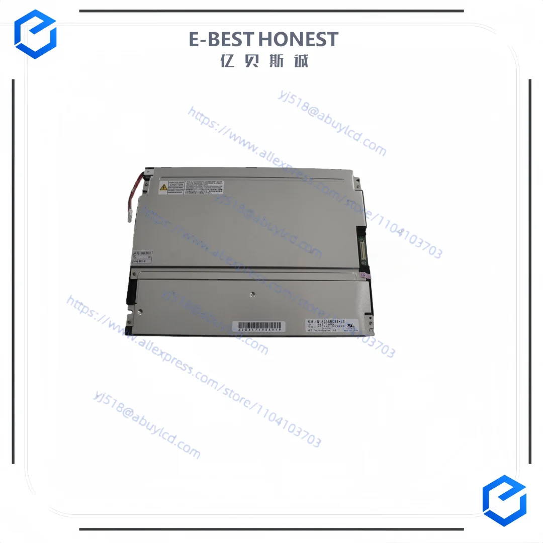NL6448BC33-53 10.4 بوصة 640*480 وحدة لوحة ال سي دي المستخدمة في الصناعة