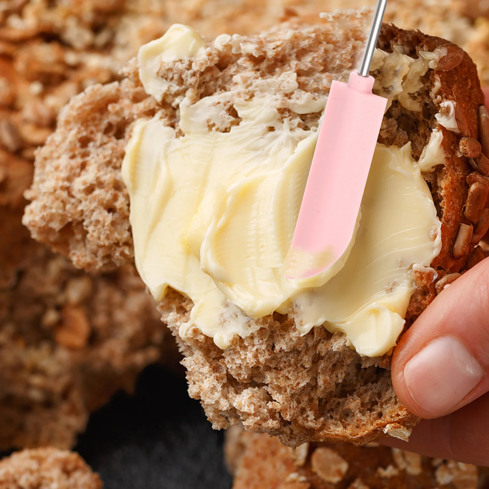 

9Pcs Silicone Telescopic Spatulas Spoons Mini Stretchable Set for Kitchen Cooking Spreading Tomato Sauce Telescopic Spatula