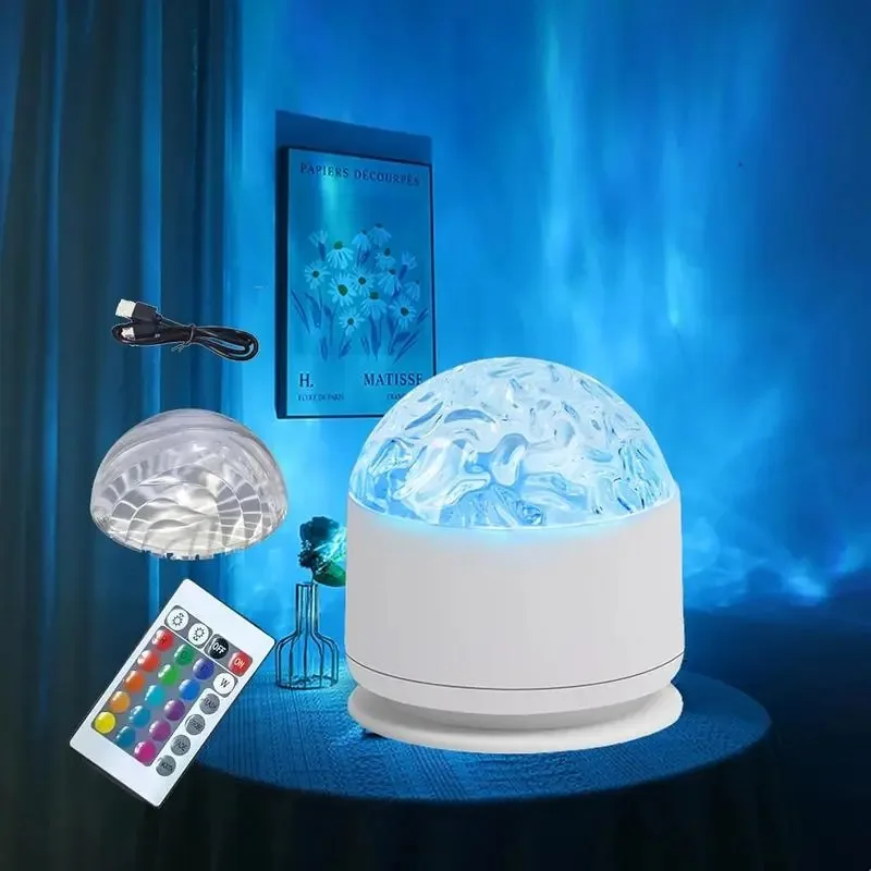 

1pcs 2-in-1 Aurora Borealis & Star Cloud Projector Light with Remote, USB Rechargeable Galaxy Night Lamp, Multiple Modes, Dimmable Ambient Mood Lighting for Bedroom Ceiling, Living Room, Kids Room, Home Decor, Relaxation, Sleep, Gift Ideas