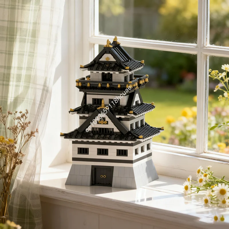 

1578pcs MOC Japanese Castle Optimized Model Building Blocks Toy Architecture DIY Education Festivals Gift Brick Birthday