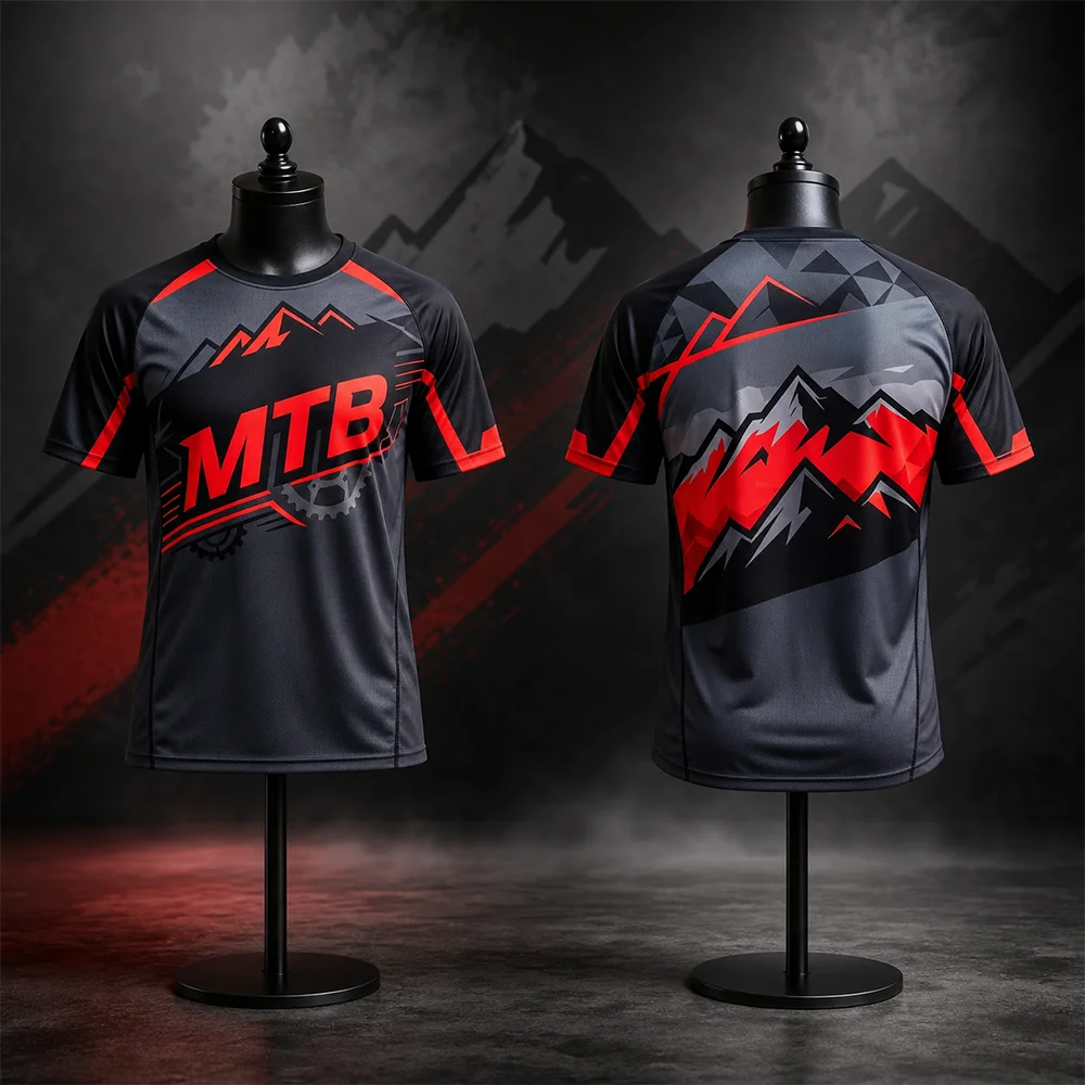 Maillot de cyclisme unisexe re - Mountain Biking Wallpaper avis et prix