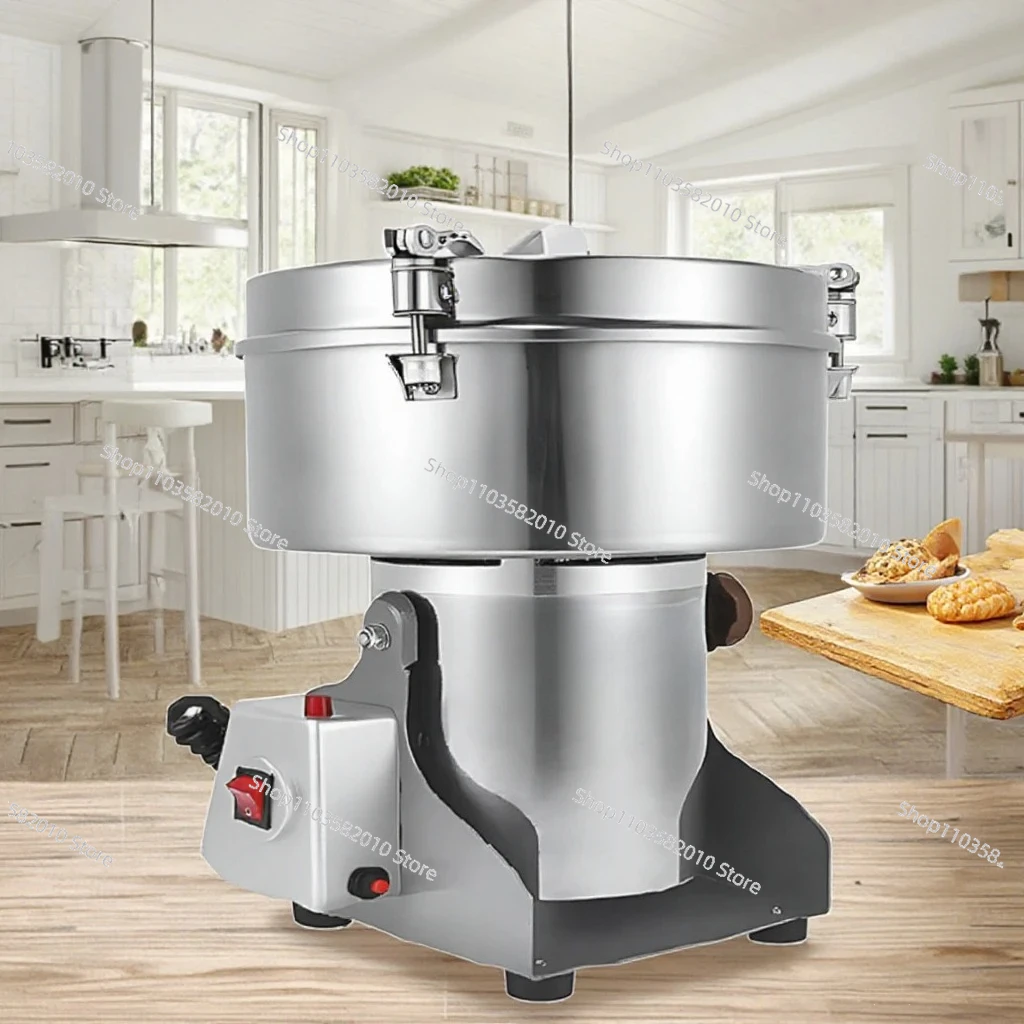 4500g Powder Machine Grinder Mill High Speed Flour Grain Herbs Commercial Cereals Spices Grinder