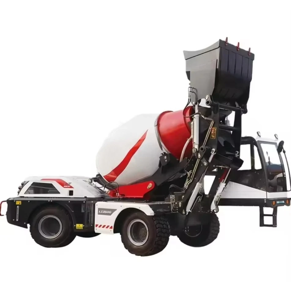 Hot Sale 3.5tons Self Loading Concrete Mixer Truck Compact Self Loading Mobile Concrete Mixer Truck