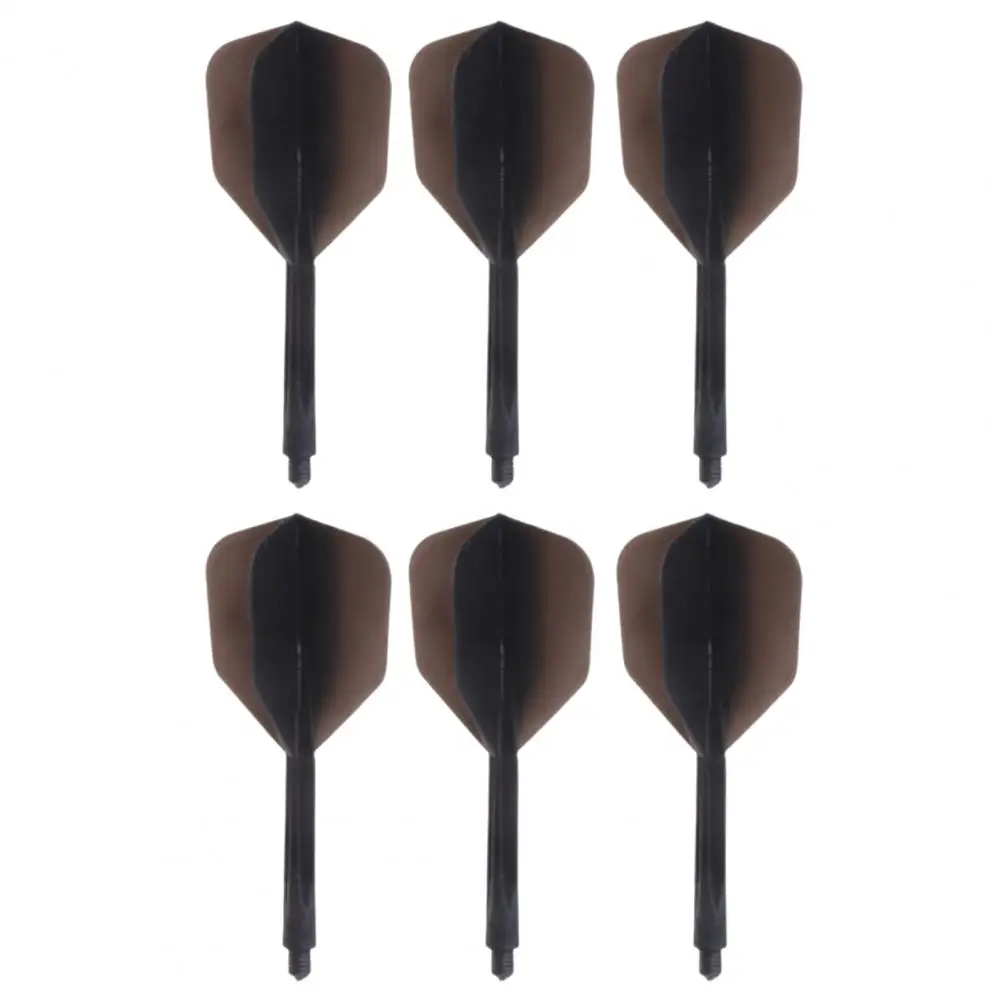 Dart Tail Set Dart Kit 6pcs Professional Dart Tail Replacement Accessories for Precise Flying Indoors Outdoors Transparent