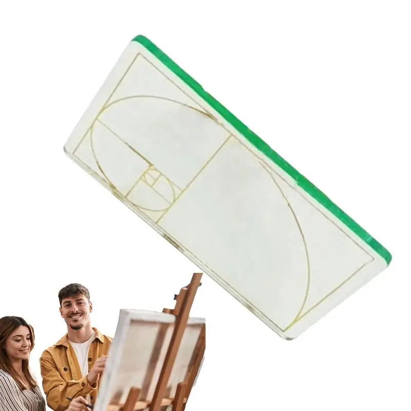 View Finder For Drawing Golden Ratio Painting Tool Viewfinder Art Tool Golden Ratio Painting Tool Clear Golden Section Viewer