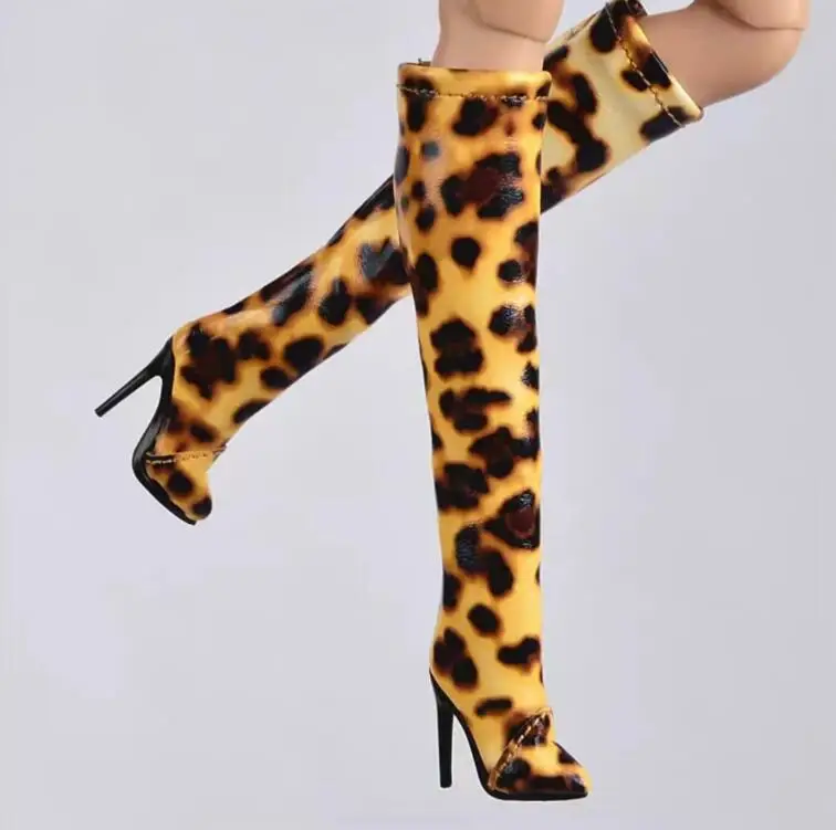 Doll toy Long shoes high quality fit for your FR2 FR6.0 Nuface boots Mirror matte true zipper F6