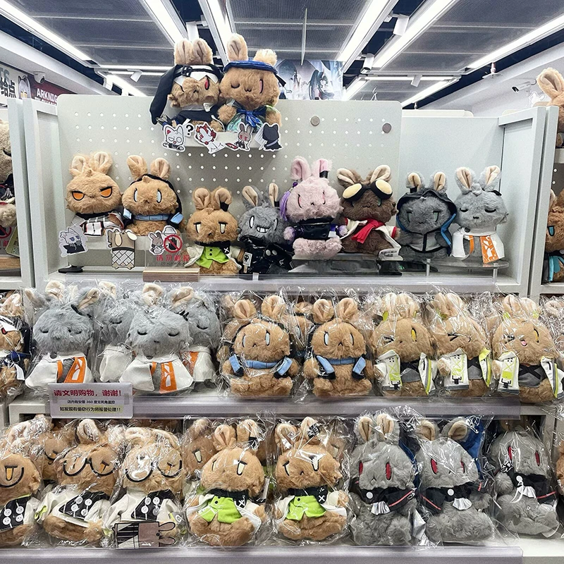 Arknights Official Original Authentic Rabbit IDol Doll Cotton Star Dolls Kawaii Anime Handmade Soft Toys Fans Collection Gifts