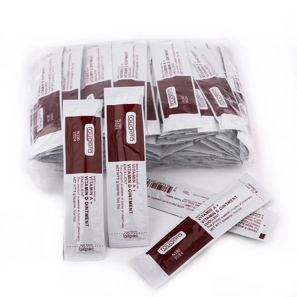 100Pcs Fougera Tattoo Vitamin A D Cream Repair Aftercare Ointment Anti-Scar Healing Gel Nourish Skin  Eyebrow Lip Shipping