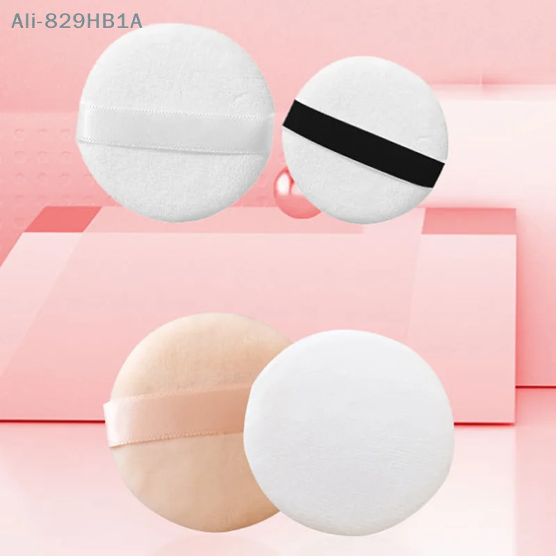 Crystal Velvet Powder Foundation Puff Professional Round Shape Portable Soft Cosmetic Puff Makeup Foundation Sponge Beauty Tool