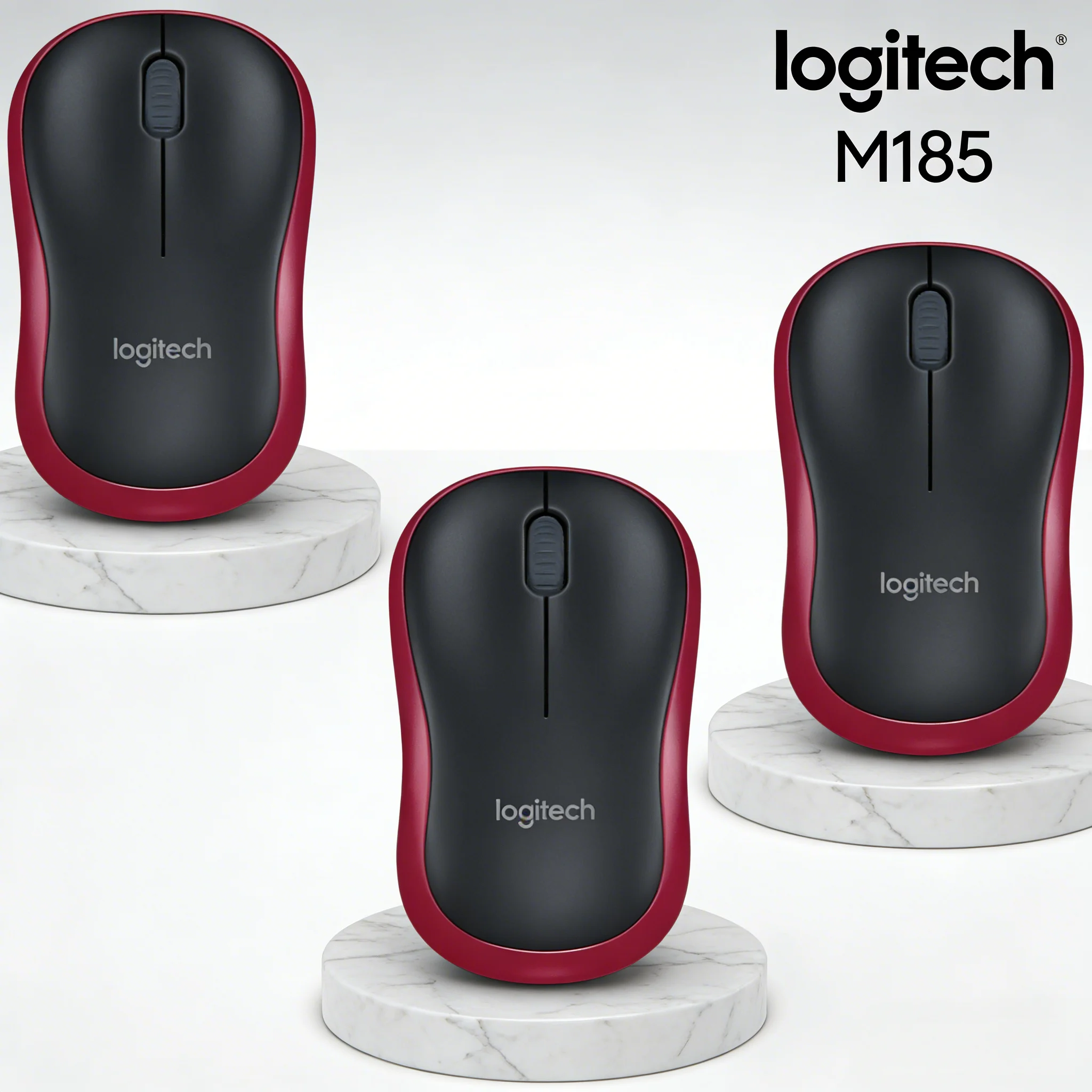 

M185 Wireless Mouse 2.4GHz Nano Receiver Plug and Play Energy Saving