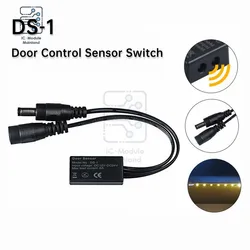 6A 1CH LED Sensor Switch 12V 24V Hand wave ON/OFF Door Control DC 5.5*2.1 mm Port for Cabinet Single Color LED COB Light Strip