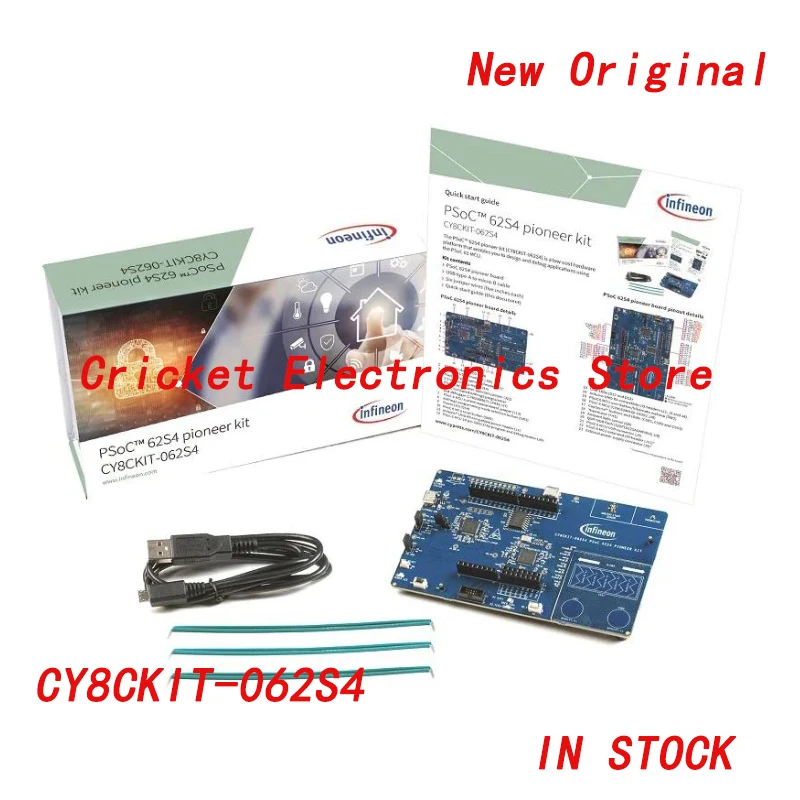 

CY8CKIT-062S4 Development Board and Toolkit - ARM PSoC 62S4 Pioneer Kit