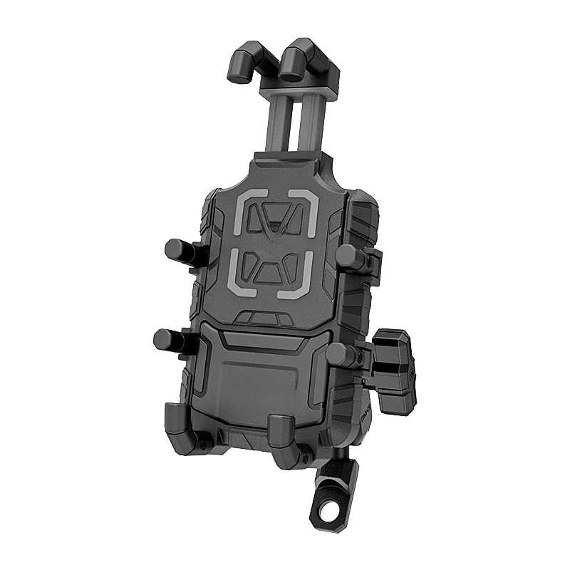 Motorcycle mobile phone holder, shockproof and waterproof, wireless charging and navigation, car mobile phone fixing clip.