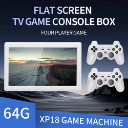 New XP18 Portable Flat Panel TV Game Console HDMI HD Output 7 Inch Screen 4000mAh Battery Support PSP N64 and other emulators
