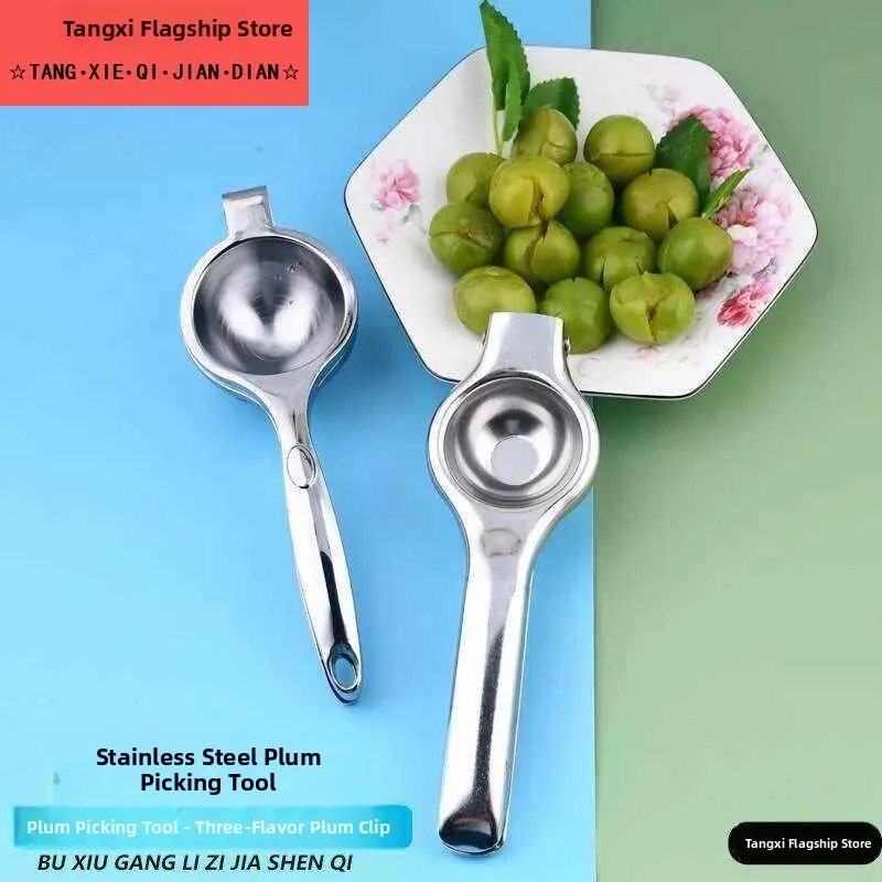Stainless Steel Plum Jackfruit Tool Home Use Multi-Function Fruit Presser Practical Kitchen Manual Juicer for Children