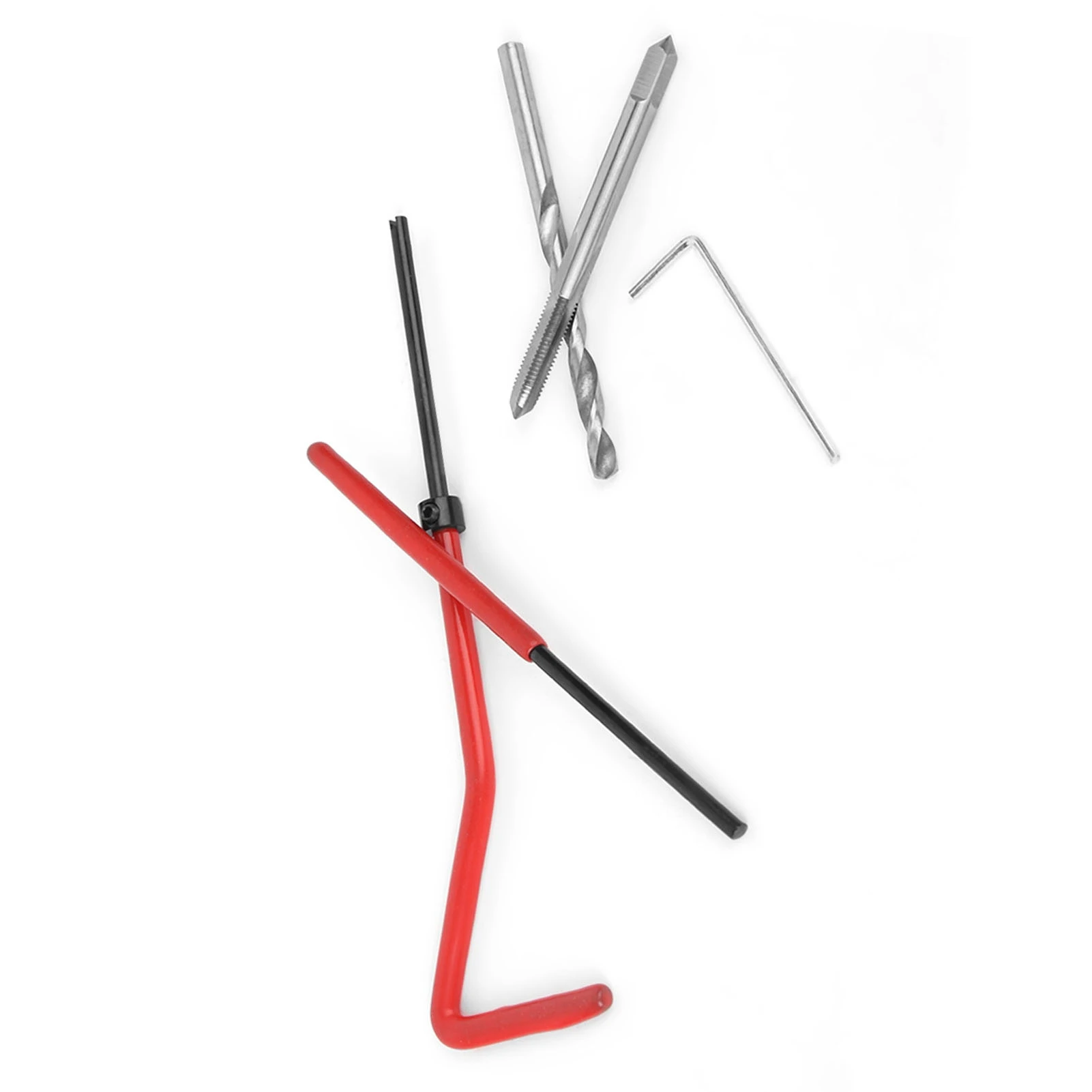 Thread Repair Insert Kit M4 with Transparent Plastic Box for Processing Machinery Thread Repair Kit M4 Thread Repair Kit