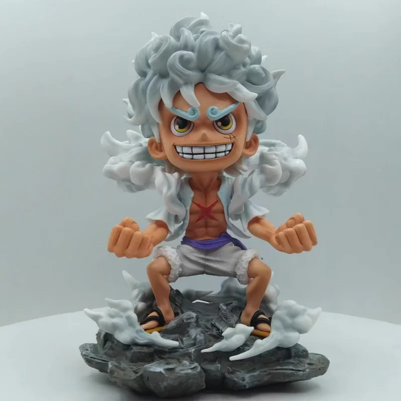 

One Piece 21cm Sh Sun God Fifth Gear Model Display Box Nika Luffy Collectible Toy Figure Anime Themed Room Decorations
