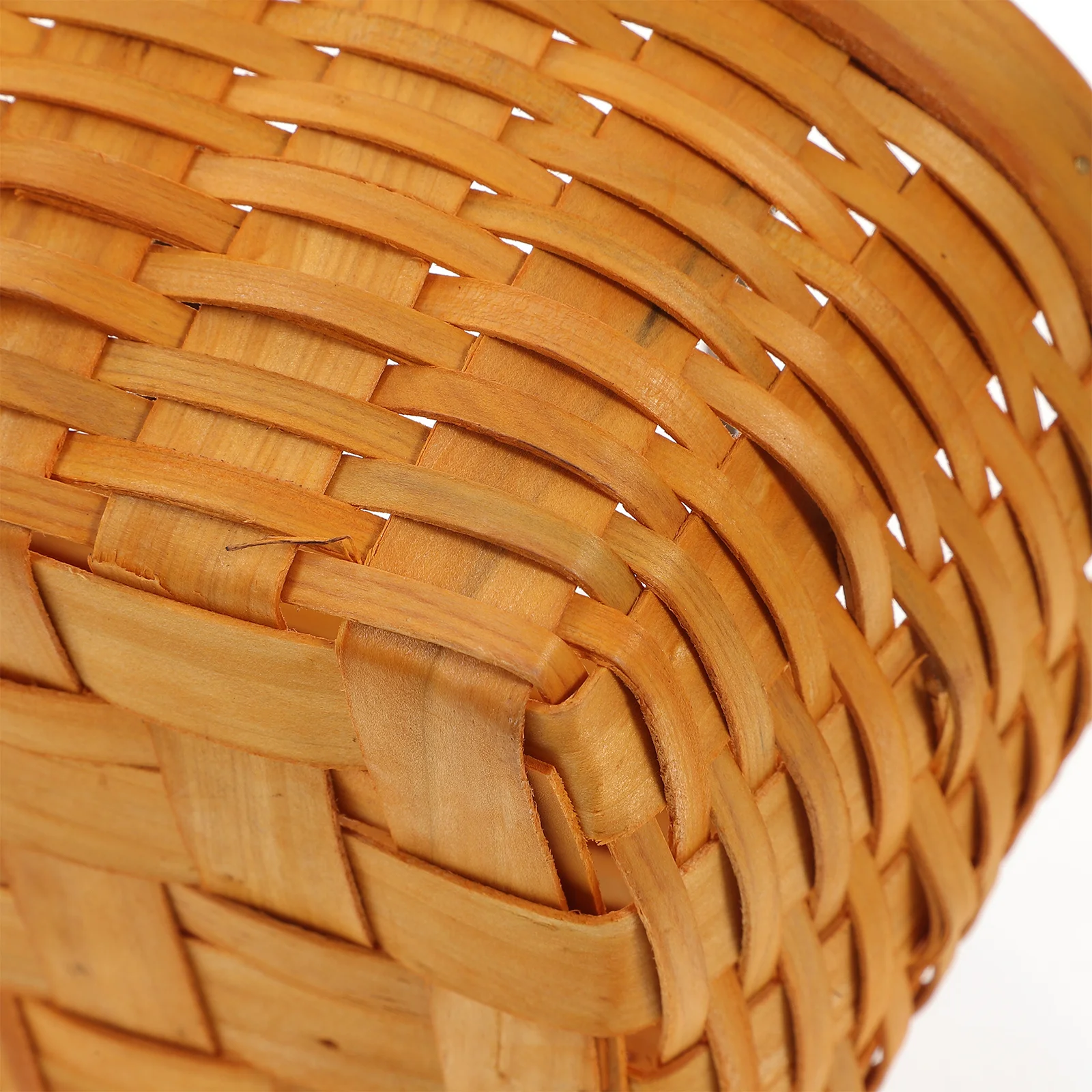 

Hand Woven Basket With Handle Natural Fruit Vegetable Flower Storage Container Home Garden Decorative Baskets
