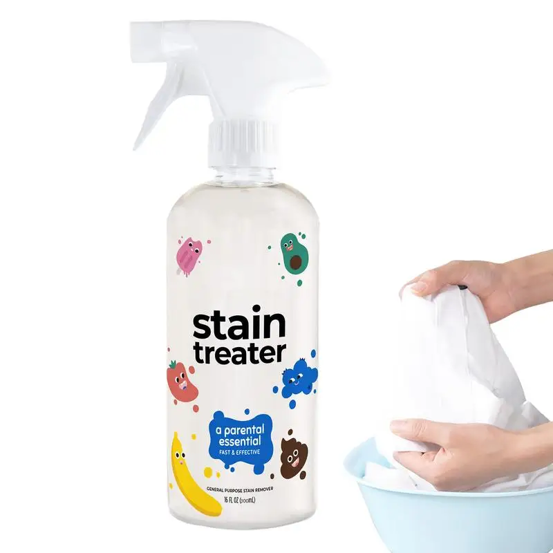 Stain Treatment Spray 300ml Laundry Stain Remover For Clothes Upholstery Carpet Stain Spray Kitchen Cleaning Supplies