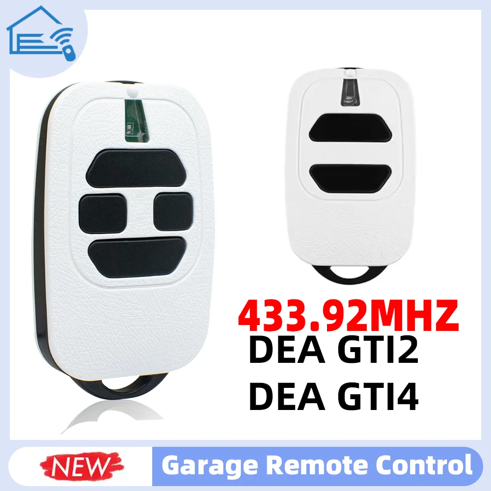 

DEA 433MHz Control remoto clon DEA GT2 GT4 GTI2N GTI4N MIO TR2 TR4 abridor de puerta de garaje comando de garaje código rodante