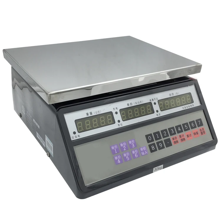 

Table Top Digital Computing Scale double Display Electronic Scale Kitchen Scales