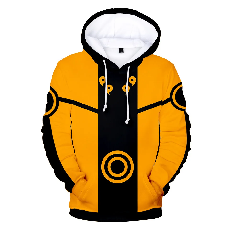 Bandai Naruto 3D Anime Hoodie – Herren Streetwear, Cosplay, Harajuku & Y2K Stil – Trendig & Bequem – Detail 12