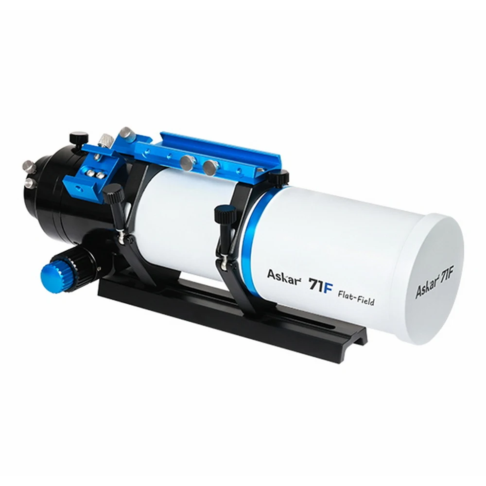 Askar 71F Flat-Field 71mm f/6.9 APO Quadruplet Refractor Telescope Built-in Flattener OTA for Deep Sky Astrophotography 490mm