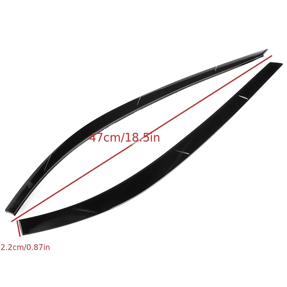 Car Front Headlight Eyebrows For Volkswagen Tiguan MK1 2011-2016 Eyelids Cover Trim Parts Auto Body Kits Car Accessories