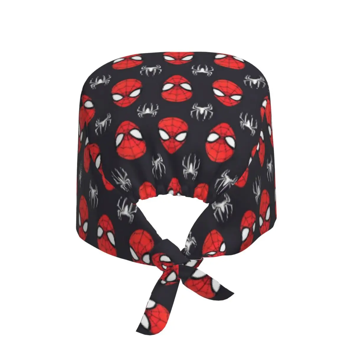 Custom Superhero S-Spiders Scrubs Cap Surgical Hats Women Men Amazing Operating Room Cap Operator Hats Lab Works Hat view 2
