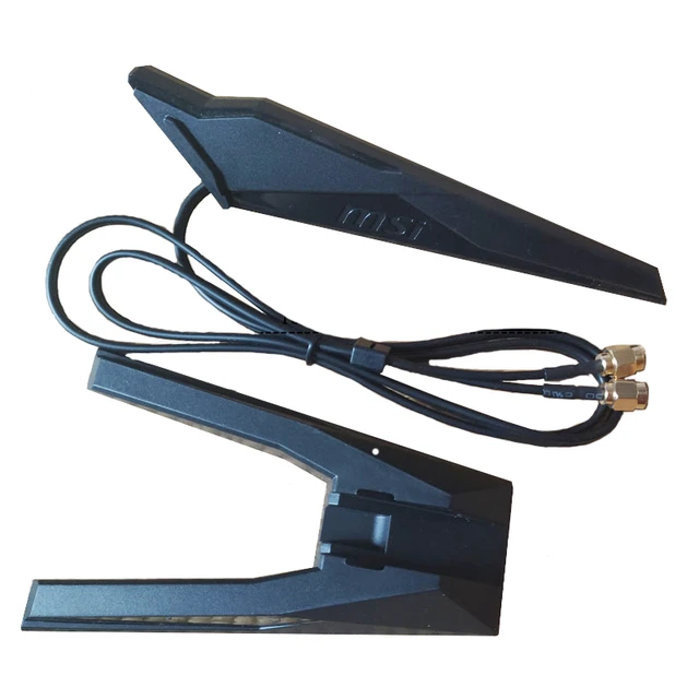 Original MSI Motherboard Dual Band 2T2R WIFI6 Go Antenna RP SMA Male Connector 85cm Cable