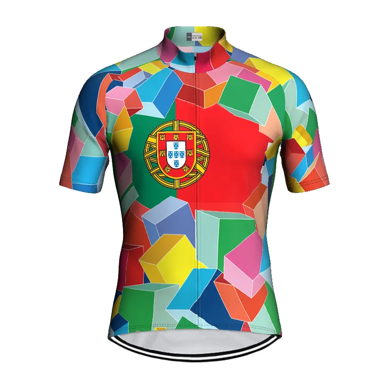 

Cycling Jersey Bike Portugal Bicycle Clothes Short Top MTB T-Shirt Road Sport Jacket Wear Top Flag Motocross Riding Race Dirt