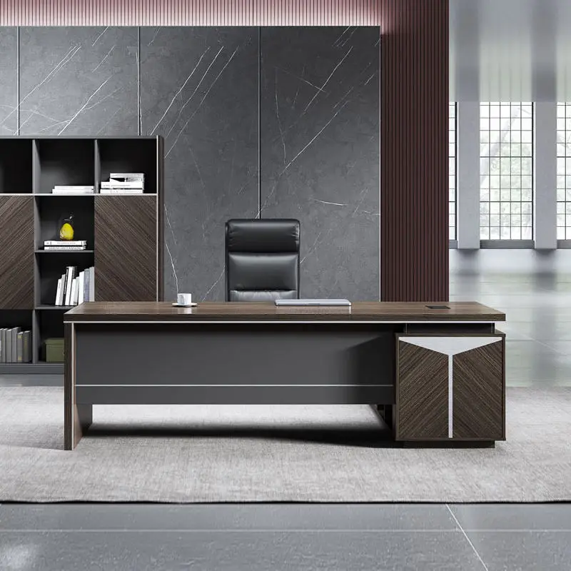 Office Desk Luxury Executive Modern Office Desk L Shaped Computer Table Office Furniture Set