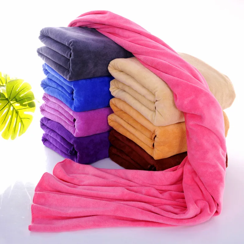 Thickened Large Microfiber Bath Towel-Super absorbent and quick-drying multi-purpose microfiber towel