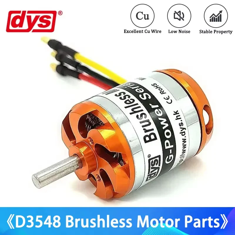 DYS D3548 790KV 900KV 1100KV ESC Бесщеточные двигатели Металлические детали 3548 Двигатель для радиоуправляемых вертолетов с неподвижным крылом Игрушечные аксессуары Accs