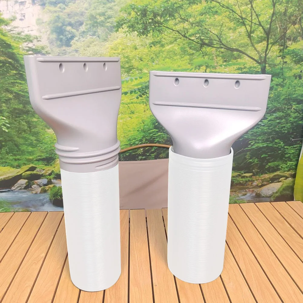 AC Flat Hose Adapter For Seamless Connection With Air Conditioning And Exhaust Systems  Window Exhaust Duct Pipe Joint Plastic
