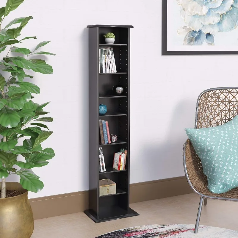 Torre Slim Multimedia Storage, Preto, Slim