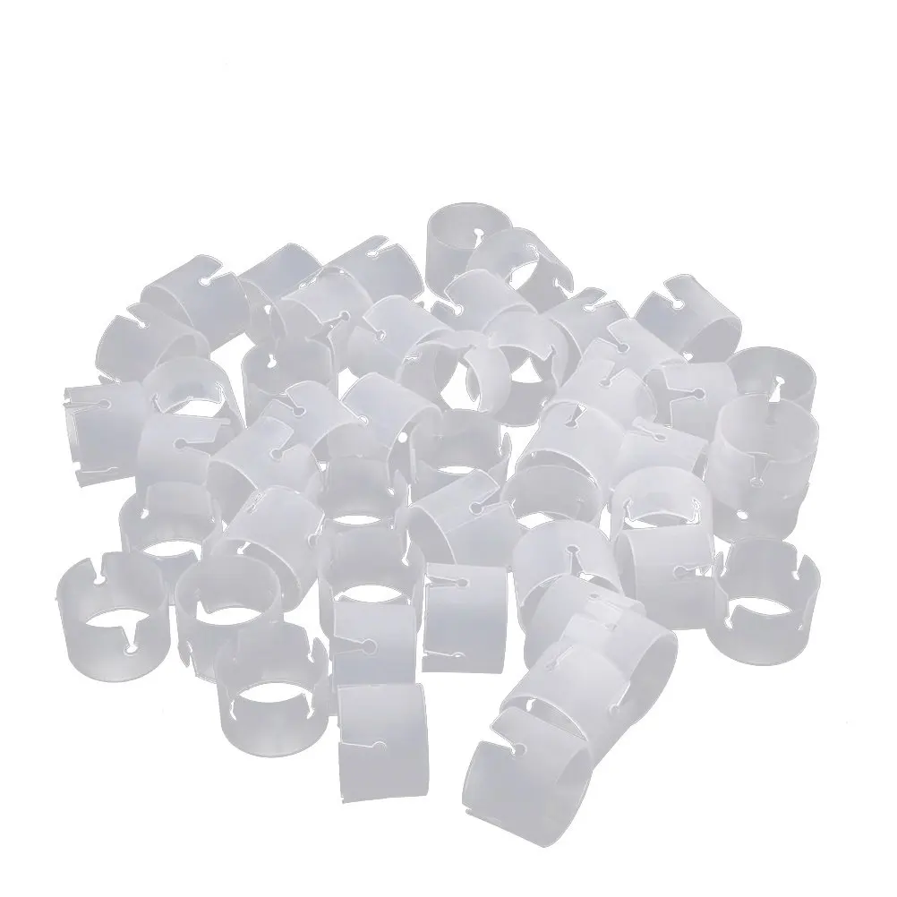 20Pcs Balloon Clip Rings Arch Connector Set Fast Secure Balloon Knot Holder for Birthday Wedding Graduation Festive Decor