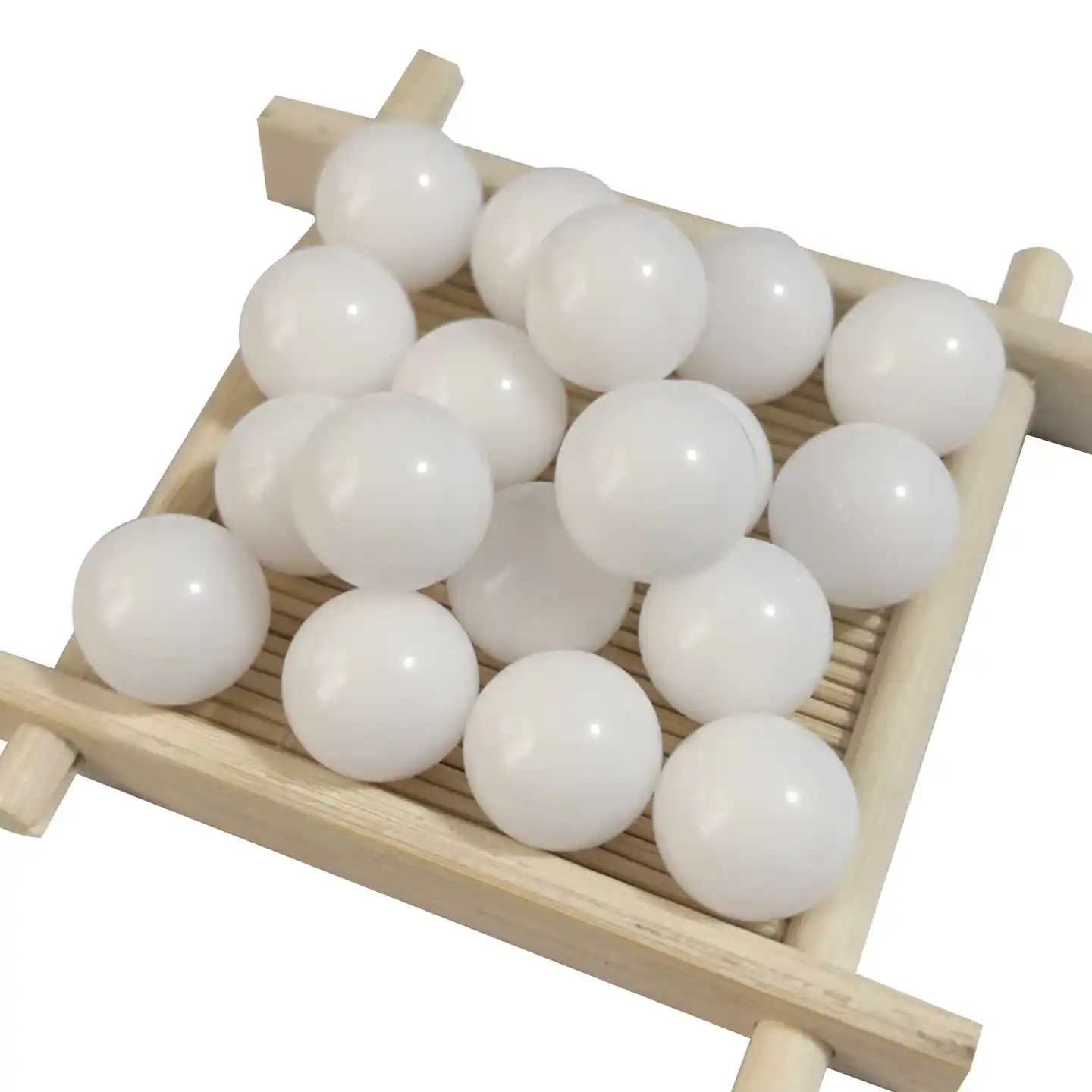 Precision Solid POM Plastic Ball 2mm-50.8mm Polyoxymethylene White Bearing Rolling Bead Industrial Solid Plastic Precision Ball