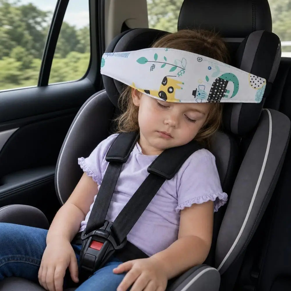 Baby Car Seat Head Auto Sleeping Headrest Support Children Belt Fastening Belt Adjustable Sleep Positioner Baby Saftey Pillows