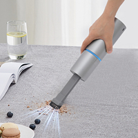 84W Handheld Vacuum Cleaner 4.1KPa Suction Force USB Rechargeable 4-in-1 Multifunction with 1 Filter for Home & Car Cleaning