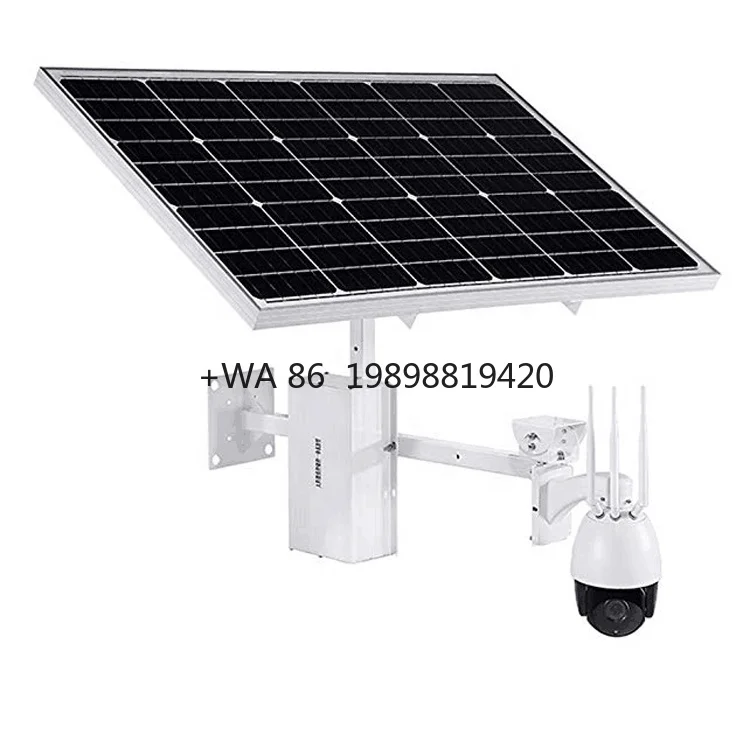 

HD 150M Night Vision 100W 80AH Solar Battery Powered Security PTZ 3G 4G LTE Solar CCTV with 30X Optic Zoom
