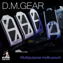 DMGear MultiPurpose Molle Pouch Steel Bone Walkie-Talkie Bag Wielofunkcyjna torba podróżna dla mężczyzn i kobiet Artykuły myśliwskie na zewnątrz