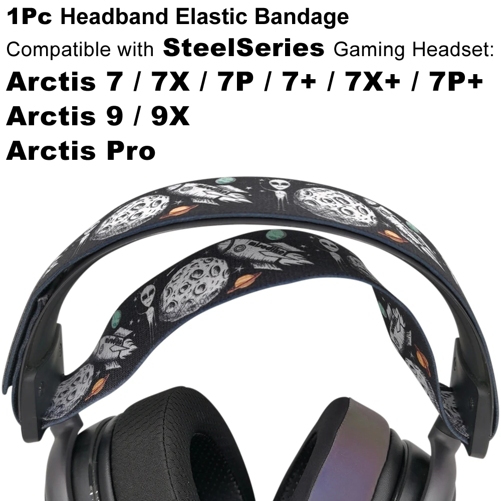 

misodiko Headband Elastic Bandage Replacement for SteelSeries Arctis Pro / 7X / 7P / 7+ / 9 / 9X Gaming Headset