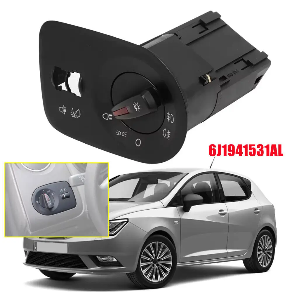 

6J 1941531 AL 6J 1941531 J 6J 1941531 AM для Seat Ibiza 2009-2015 фары противотуманные фары противотуманные фары переключатель управления крышка крышки