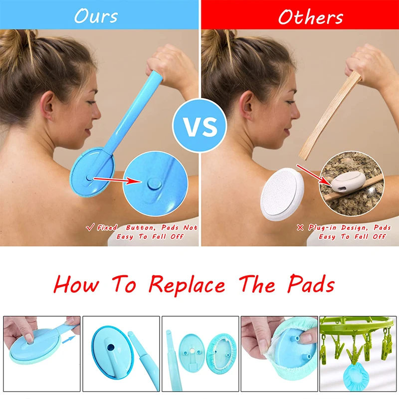 Body Lotion Applicator For Back Back Sunscreen Applicator Self Tanner Application Brush Easy Reach Your Back Foot